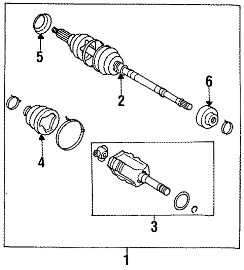 Axle Shaft for 1996 Toyota Celica #0