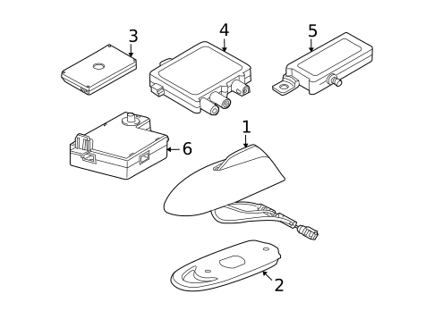 Antenna & Radio for 2010 Land Rover Range Rover #0