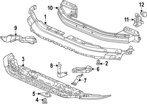 10pc You.S Bumper & Engine Bay Trim Clips – For Honda, Subaru, Nissan, Volvo – C-0159-10S-N0