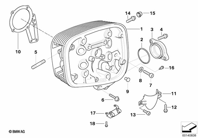 61137678214 - Engine: Cap for BMW-Motorrad Image