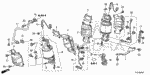 18720R70A00 - Engine: BOLT, STUD (8X29) for Acura Image