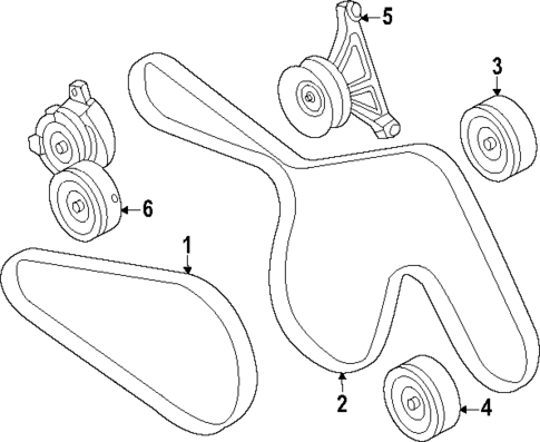 Belts & Pulleys for 2025 Ford Ranger #0