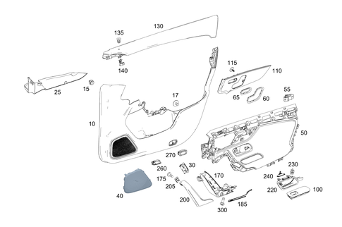 Door Paneling for 2025 Mercedes-Benz CLA250 #0