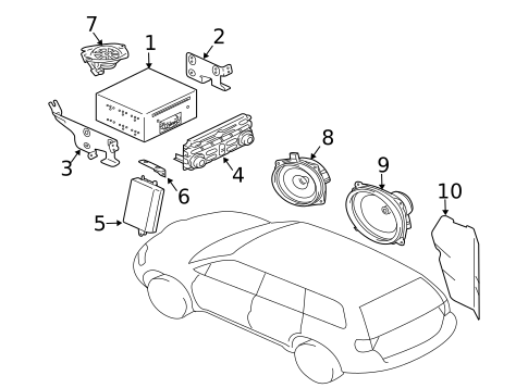 Sound System for 2011 Mitsubishi Endeavor #0