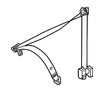 21186002859C94 - Electrical: Retractor Assembly for Mercedes-Benz Image