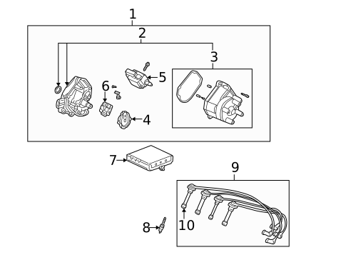 Distributor for 1998 Honda Accord #1