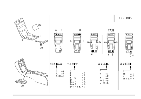 Wood Covering in Housing with Tray, One-Part L. H. D for 1993 Mercedes-Benz 400SEL #0