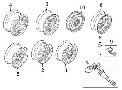 Wheels for 2011 Mercury Milan #0
