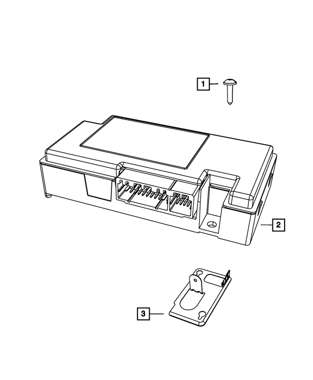 5108291AB - Electrical: Module Bracket for Mopar Image
