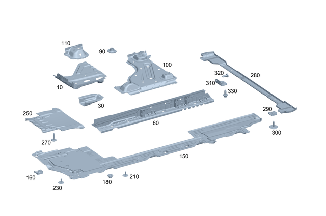 2436103801 - Substructure: Stiffener, Longit. Member for Mercedes-Benz Image image