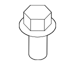 9046706155 - Body: Kick Panel Front Clip for Toyota: Echo, RAV4, RAV4 Prime, Sequoia, Sienna, Tacoma, Tundra Image