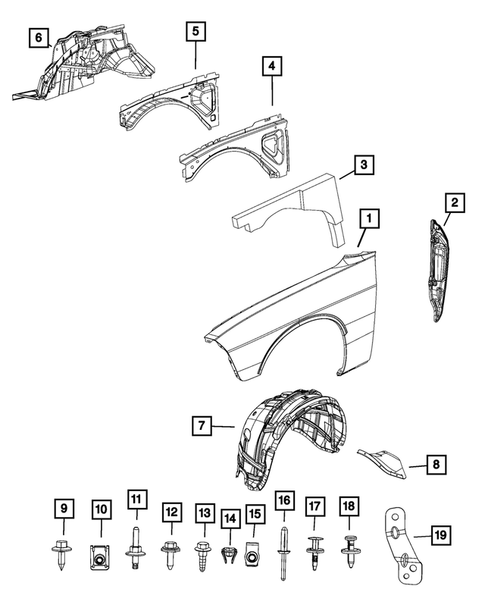 Fenders for 2019 Dodge Challenger #0