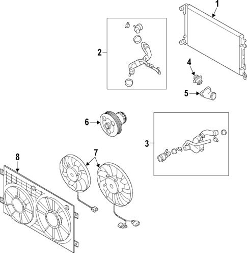 Cooling System for 2011 Volkswagen Jetta #0