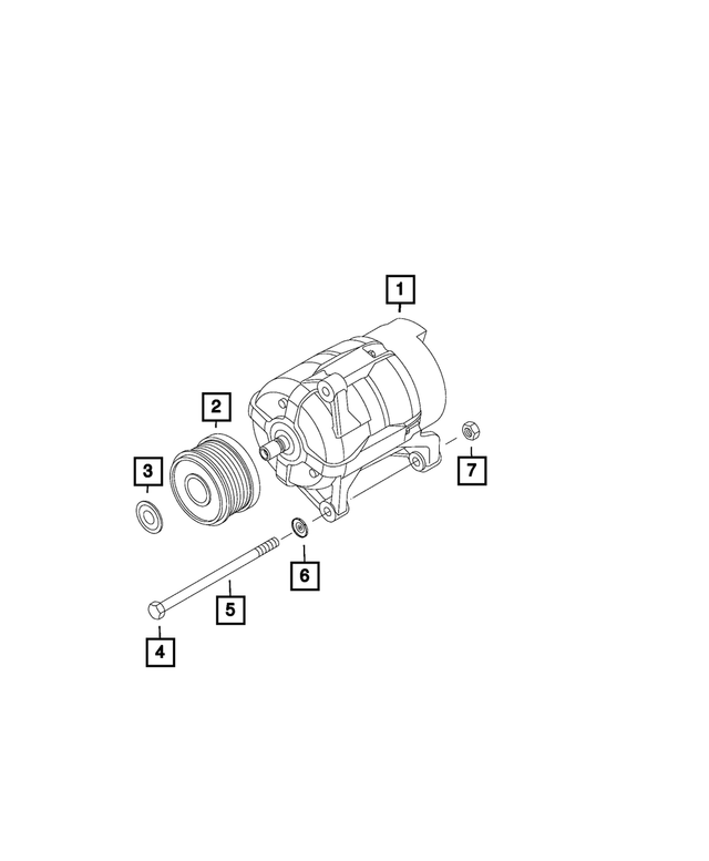 R8324630AA - Electrical: Engine Generator, Remanufactured for Ram: ProMaster 1500, ProMaster 2500, ProMaster 3500 Image