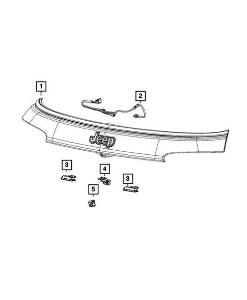 Lamps, Interior and Exterior for 2022 Jeep Compass #1