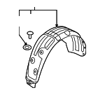 86822A9700 - Body: Splash Shield for Kia: Sedona Image