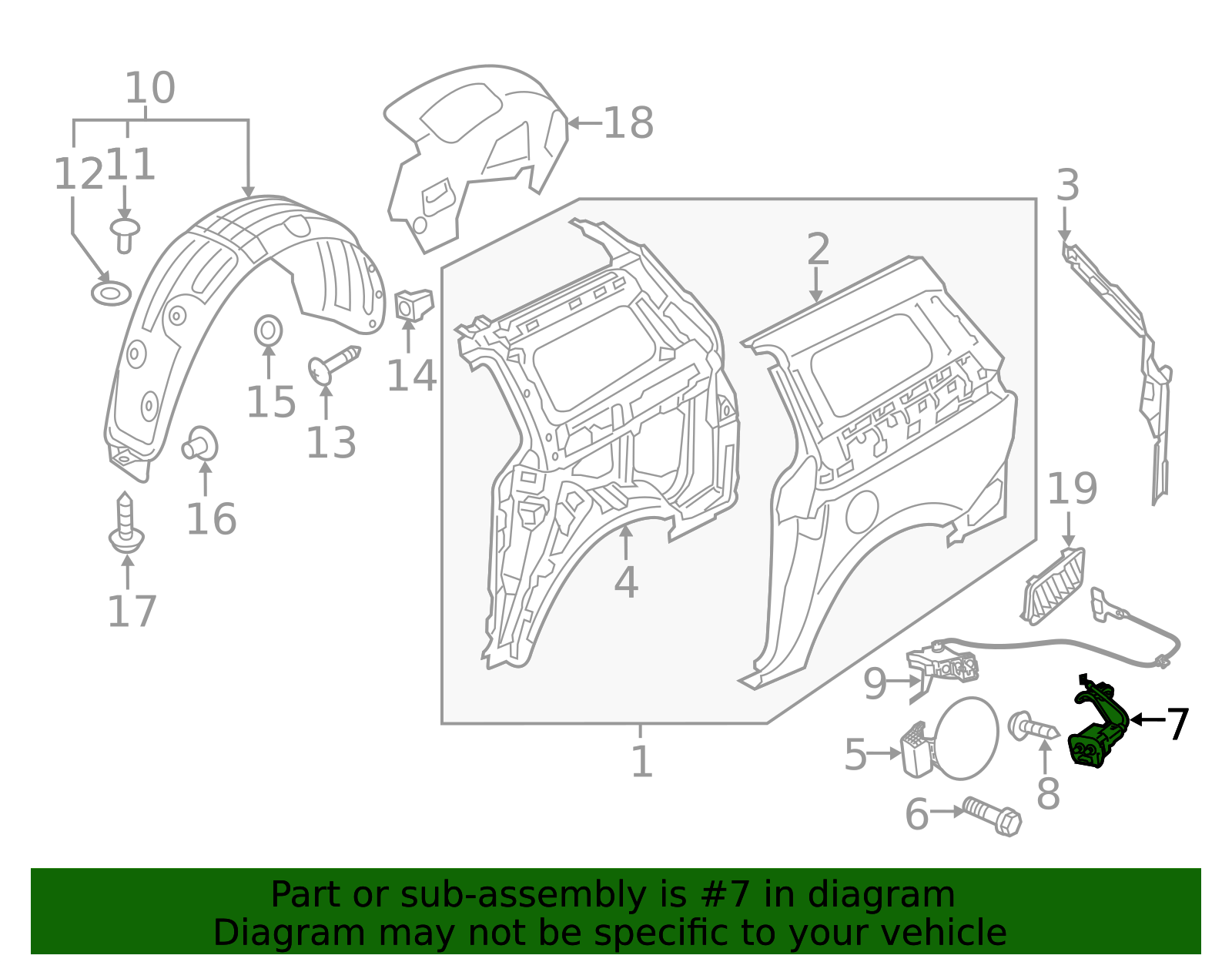 2015-2018 Kia Sedona Actuator 81590-A9100 | OEM Parts Online