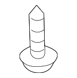 865793K000 - Body: Splash Shield Bolt for Kia: Cadenza, Carnival, EV9, Forte, Forte Koup, Forte5, K5, K900, Niro, Niro EV, Optima, Rio, Sedona, Seltos, Sorento, Soul, Soul EV, Sportage, Stinger Image