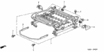 81195S5AJ01ZD - Interior/Bumper: COVER, RR. FOOT (OUTER) *YR239L* (IVORY) for Honda Image
