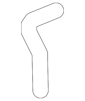 G90D006040 - Cooling System: Drive Motor Inverter Radiator Hose for Toyota: Camry Image