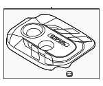 292402E250 - Engine: Engine Cover for Kia: Soul Image