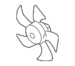 45121XA00A - Cooling System: Fan for Subaru: Legacy, Outback, Tribeca Image