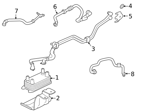TRANS OIL COOLER for 2023 Jaguar F-Pace #0