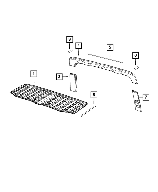 « 68318256AB – Interior Trim : Retenue pour Mopar Image »