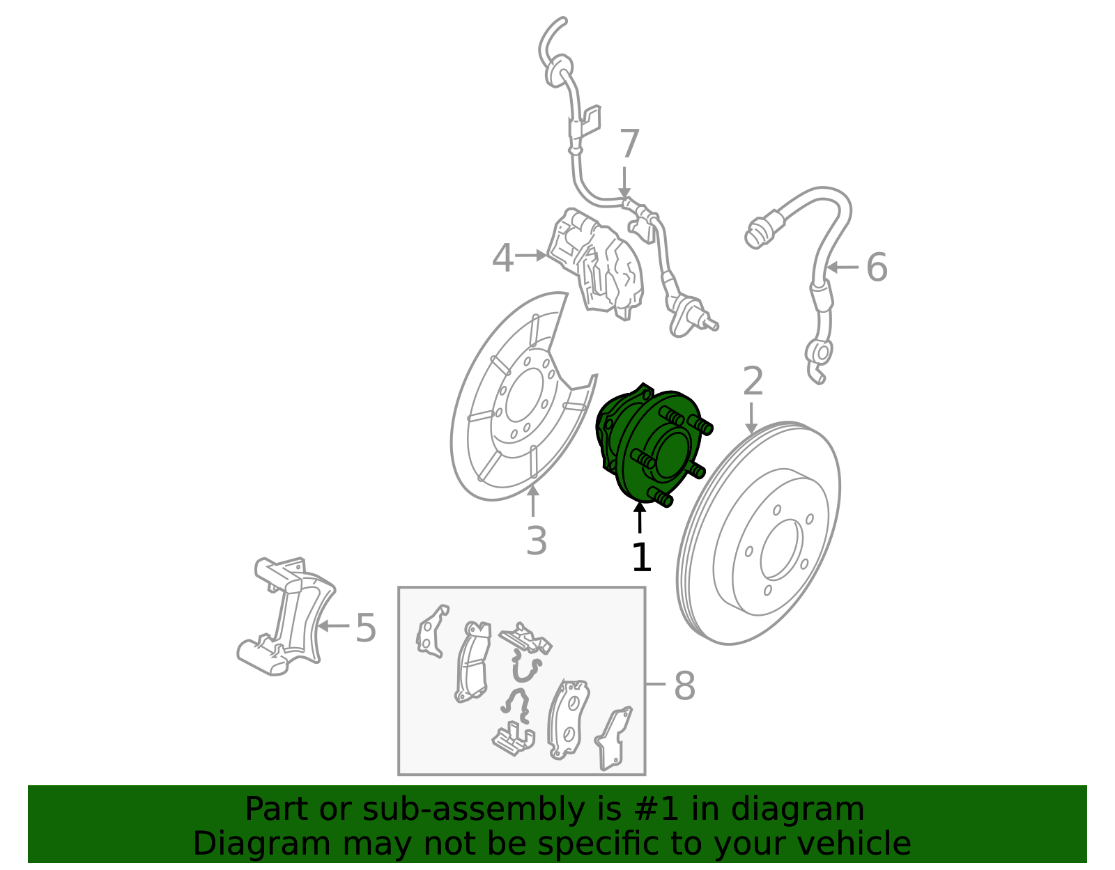 2004-2015 Mazda Hub & Bearing BBM2-26-15XB | TascaParts.com