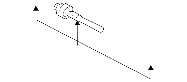 なかおあきら40 D8521-6GP1A - Inner Tie Rod 2023-2025 Nissan Z | Official Nissan