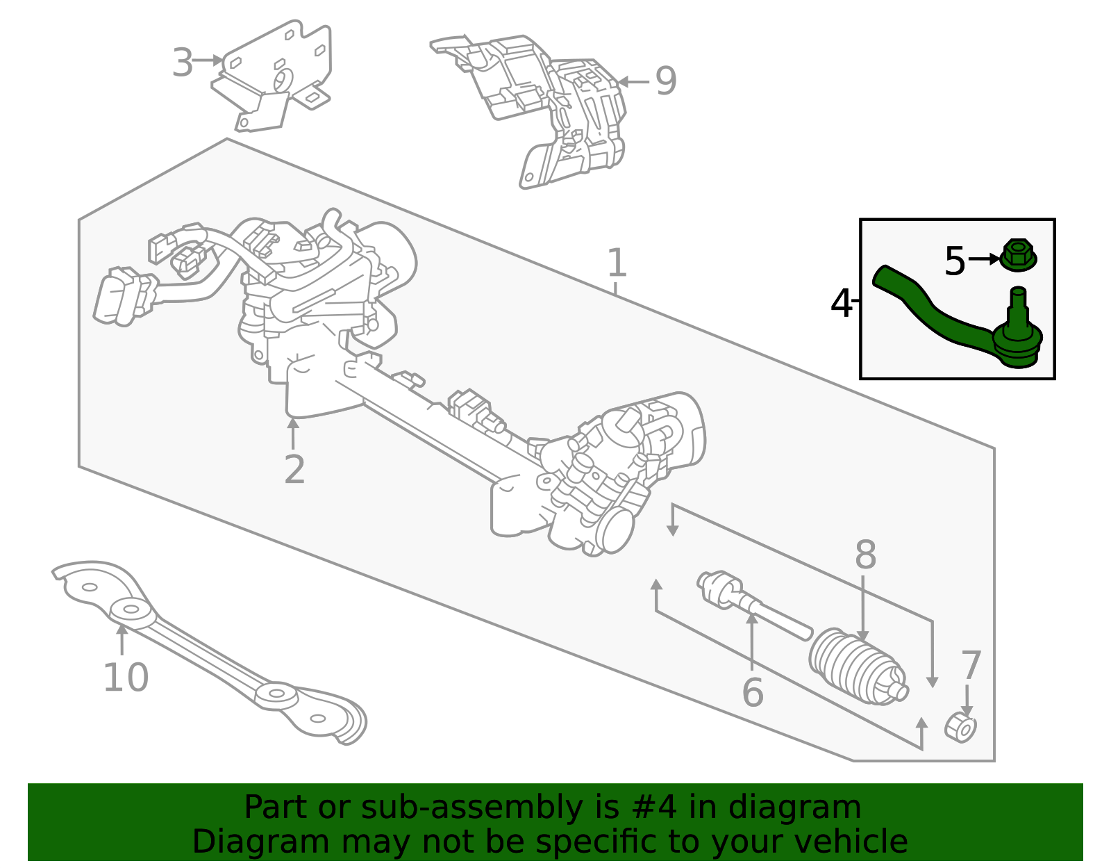 D8520-6HL0A - Outer Tie Rod 2023-2025 Nissan Z | Official Nissan