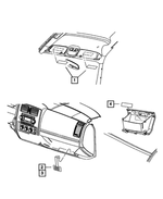 5108001AB - Labels All Vehicle Locations: Air Bag Label, Passenger for Mopar Image