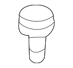 DYC500080 - Body: Rocker Molding Retainer for Land Rover: Range Rover Image