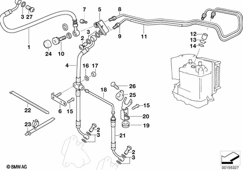 Brake Lines for 2001 BMW-Motorrad R 1150 RT #0