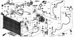 80361S5AA00 - Body/Air Conditioning: STAY, SUCTION HOSE for Honda Image
