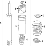 85734485 - : Shock Absorber for Honda: Prologue Image