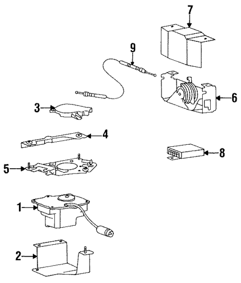 Cruise Control System for 1992 Hyundai Elantra #0