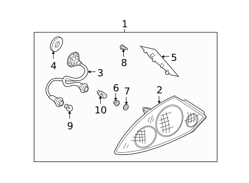 Park & Side Marker Lamps for 2002 Dodge Stratus #0