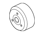 LR123071 - Belts &amp; Cooling: Engine Water Pump Pulley for Land-Rover Image image