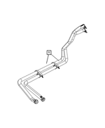 55056906AA - Air Conditioners and Heaters: Heater Core Hose for Dodge: Ram 1500, Ram 3500 Image