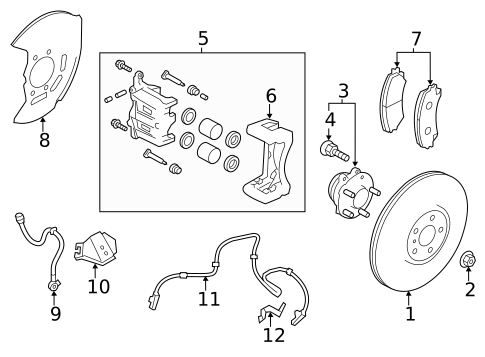 Anti-Lock Brakes for 2020 INFINITI Q50 #3