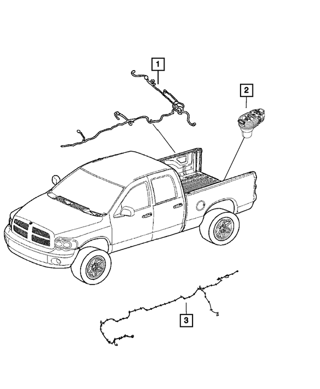 68184188AE - Electrical: Chassis Wiring for Mopar Image