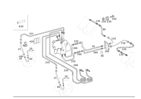 Brake Lines for 2018 Mercedes-Benz G 65 AMG&reg; #0