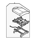 89100A9700DLA - Body: Seat Cushion for Kia: Sedona Image