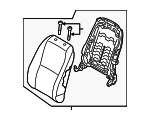 89300A9700DLA - Body: Seat Back Assembly for Kia: Sedona Image
