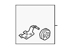 4M0253144E - Exhaust: Exhaust System Hanger Bracket for Audi Image