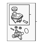 4625A439 - Body: Master Cylinder for Mitsubishi Image