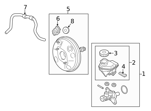 Hydraulic System for 2014 Mitsubishi Mirage #0