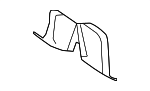 5511202010 - Body: Lower Dash Panel for Toyota Image