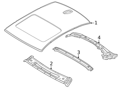 Roof & Components for 2023 BMW i4 #0